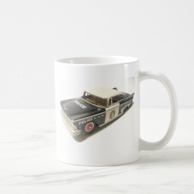 Taza De Café Auto policial (Derecha)