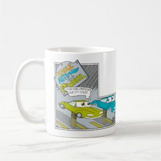 Taza De Café Auto y rueda