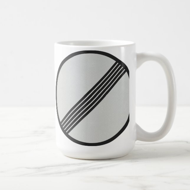 Taza De Café Autobahn alemán "que ningunas restricciones de la (Derecha)