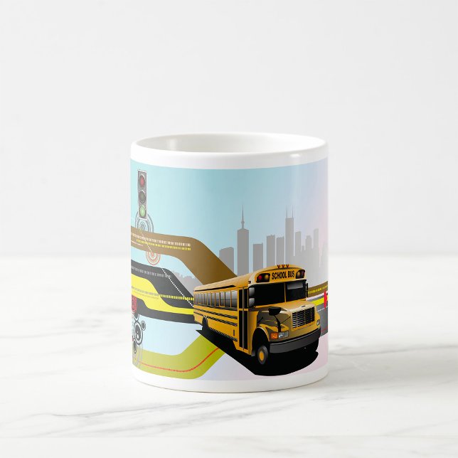 Taza De Café Autobús Escolar Ciudad Cibernética (Subido por el creador)