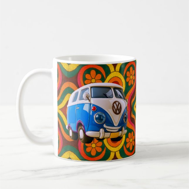 Taza De Café Autobús Retro VW (Izquierda)