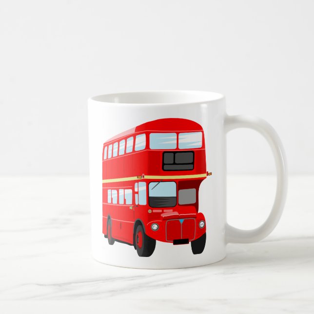 Taza De Café Autobús rojo (Derecha)