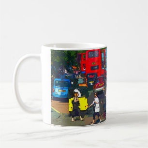 Taza De Café Autobuses Red London de Oxford Street Londres