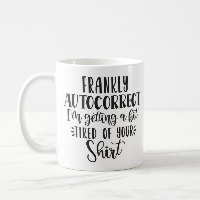 Taza De Café Autocorregir (Izquierda)