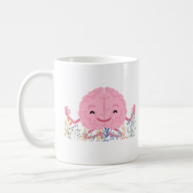 Taza De Café Autocuidado de la salud mental (Izquierda)