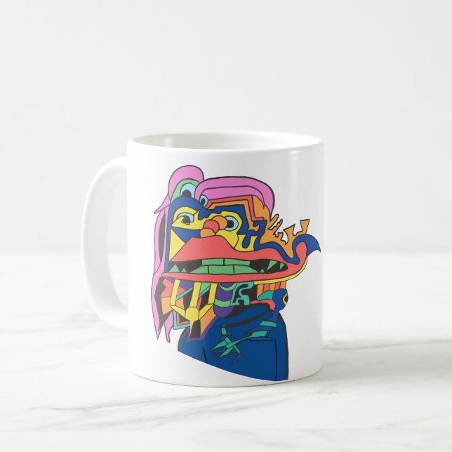 Taza De Café Autoestima en Construcción (Anverso izquierdo)