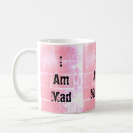 Taza De Café Autoexpresión Texto Diseño de fondo rosado ruso