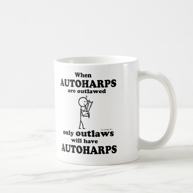Taza De Café Autoharps prohibidas (Derecha)