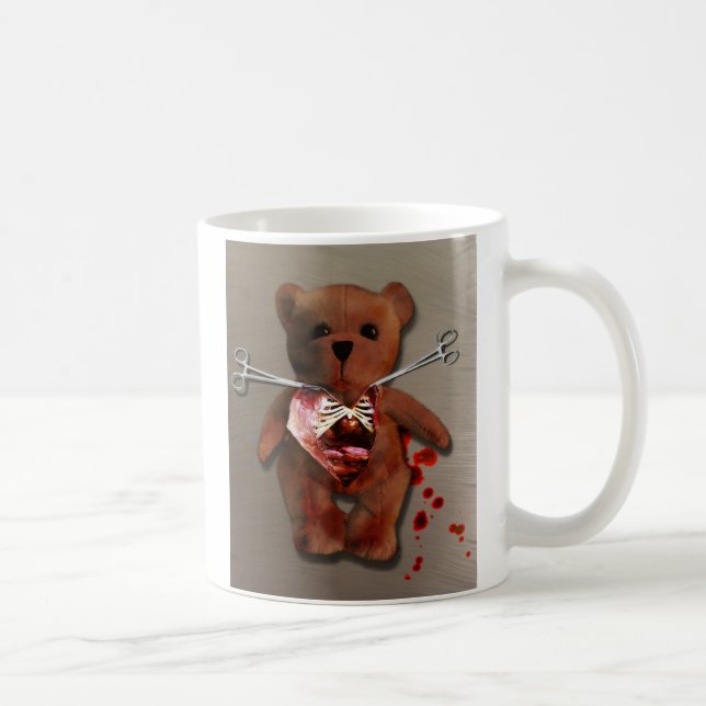 Taza De Café Autopsia de T. Bear Mug (Derecha)