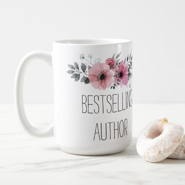 Taza De Café Autor de Bestseller (Con donut)