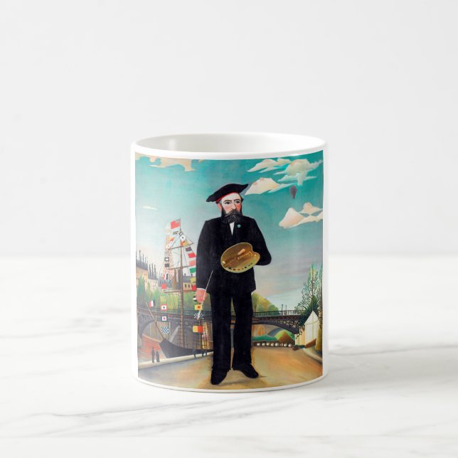 Taza De Café Autoretrato, paisaje, Rousseau (Centro)