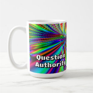 Taza De Café Autoridad de preguntas (puede cambiar las palabras