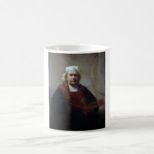 Taza De Café Autorretrato con dos círculos, Rembrandt