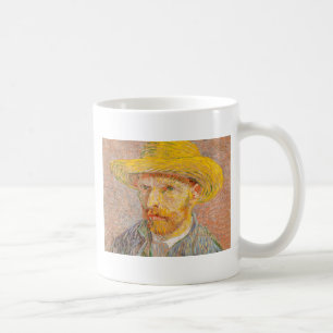 Taza De Café Autorretrato de Vincent Van Gogh con sombrero de p