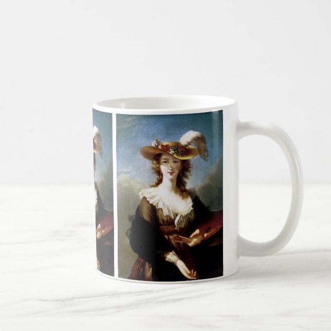 Taza De Café Autorretrato del ~ de Elizabeth Vigee-Le Brun (Derecha)