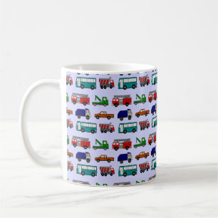 Taza De Café Autos, camiones, autobuses