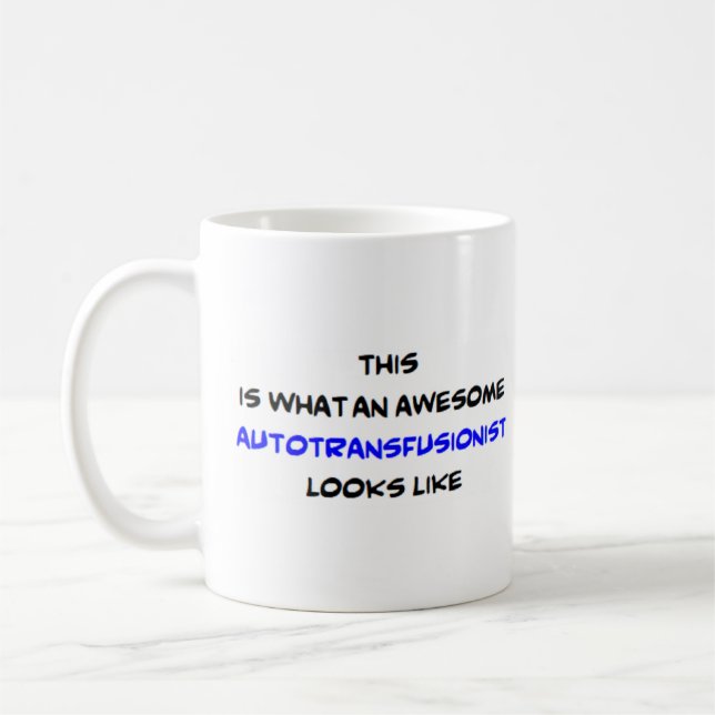 Taza De Café autotransfusionista, impresionante (Izquierda)