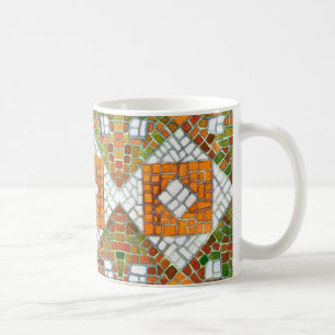 Taza De Café AUTUM MOSAIC White Mug