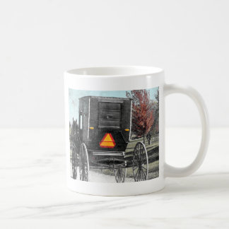 Taza De Café Autumn Amish Buggy