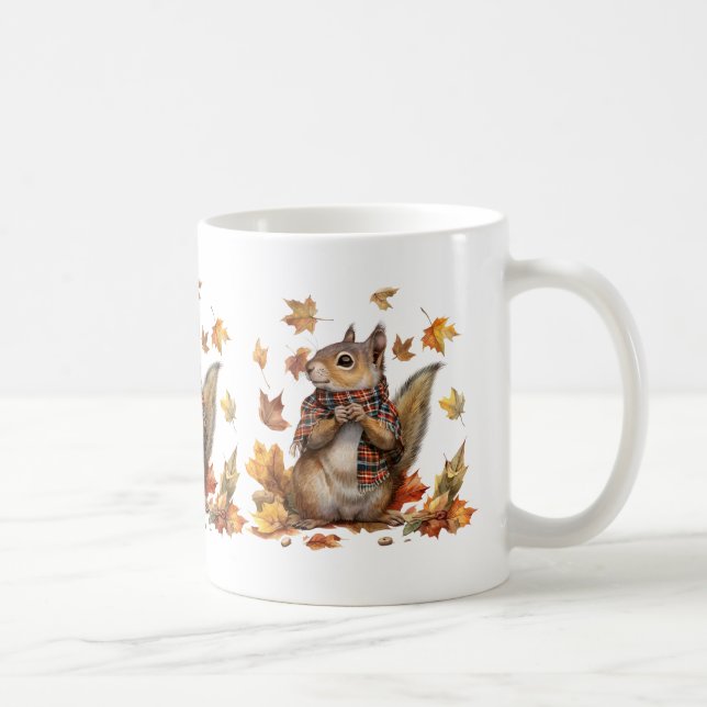 Taza De Café Autumn Animals Coffee Mug (Derecha)