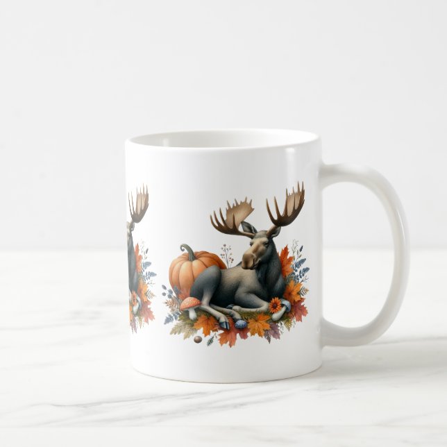 Taza De Café Autumn Animals Coffee Mug (Derecha)