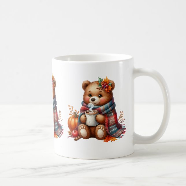 Taza De Café Autumn Animals Coffee Mug (Derecha)