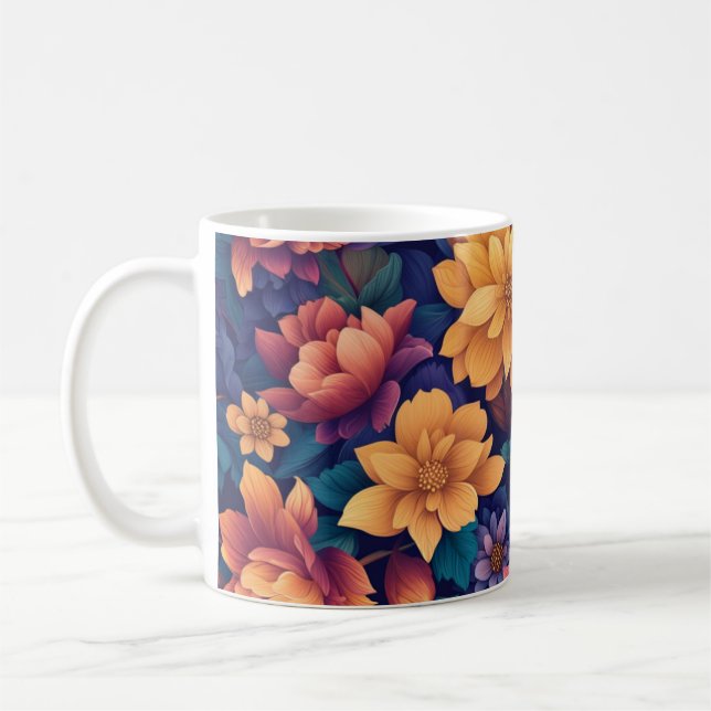 Taza De Café Autumn Bloom (Izquierda)