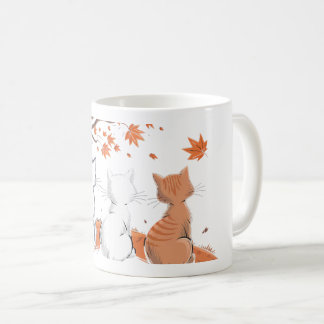 Taza De Café Autumn Cat Companions Mug