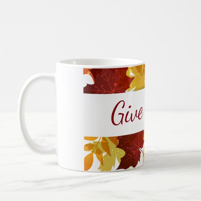 Taza De Café Autumn Coffee Mug-Give (Izquierda)
