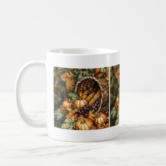 Taza De Café Autumn Cornucopia Mug (Izquierda)
