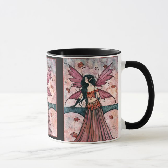 Taza de café Autumn Fairy de Molly Harrison (Derecha)