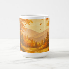 Taza De Café Autumn Forest Nature Mug