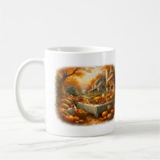 Taza De Café Autumn Harvest Gathering Farmhouse Thanksgiving