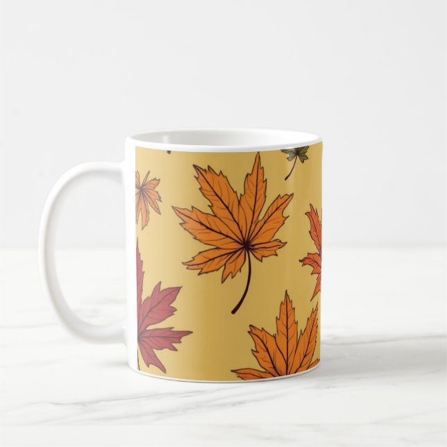 Taza De Café Autumn Leaves Mug (Izquierda)