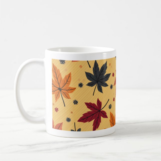 Taza De Café Autumn Leaves Mug (Izquierda)