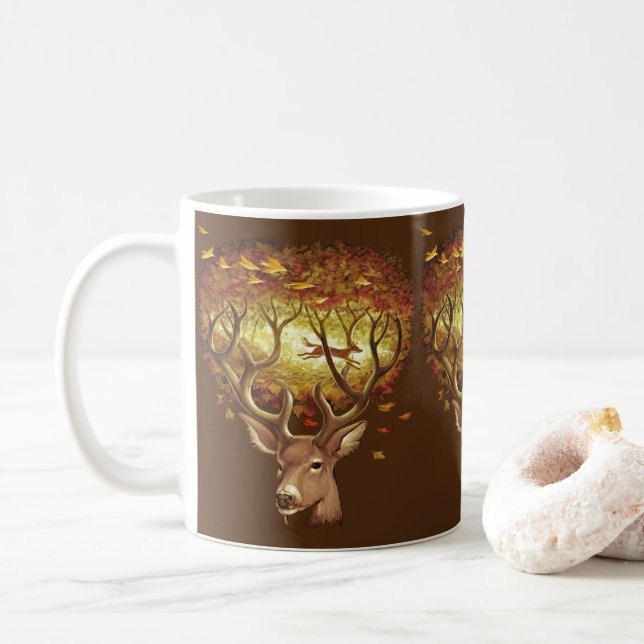 Taza De Café Autumn Majestic (Con donut)
