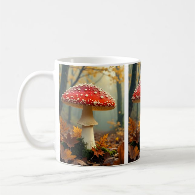 Taza De Café Autumn Mushroom Mug (Izquierda)