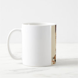 Taza De Café "Autumn Reverie" Japanese Cat in Kimono Art