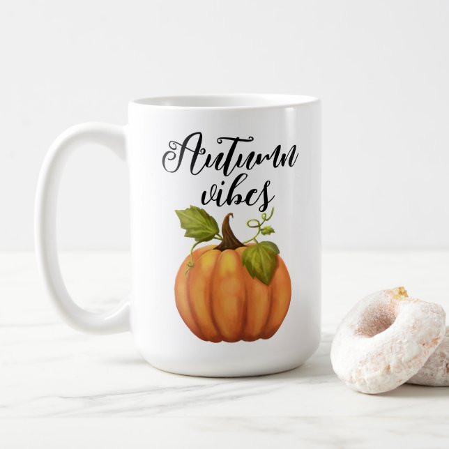 Taza De Café Autumn Vibes (Con donut)