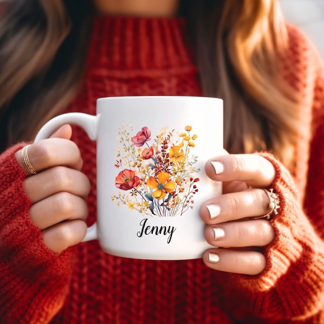Taza De Café Autumn Wildflower Mug (Subido por el creador)
