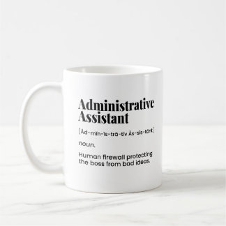Taza De Café Auxiliar administrativo, Administración de oficina