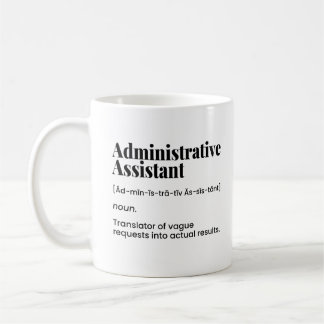 Taza De Café Auxiliar administrativo, Administración de oficina