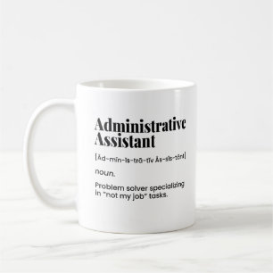 Taza De Café Auxiliar administrativo, Administración de oficina