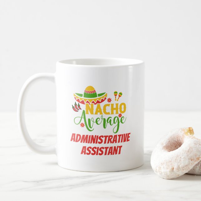Taza De Café Auxiliar Administrativo Asesor del Secretario Ejec (Con donut)