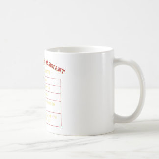 Taza De Café Auxiliar Administrativo de Tasa Horaria de Empleo