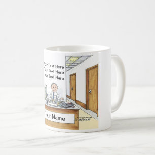 Taza De Café Auxiliar Administrativo, Hombre