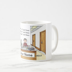 Taza De Café Auxiliar Administrativo, Mujer
