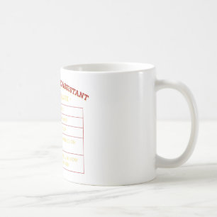 Taza De Café Auxiliar administrativo por hora empleado