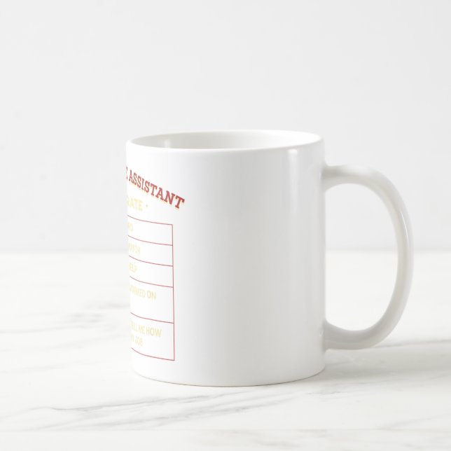 Taza De Café Auxiliar administrativo por hora empleado (Derecha)