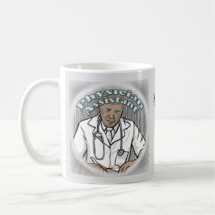 Taza De Café Auxiliar de Médicos de Hombres Negros